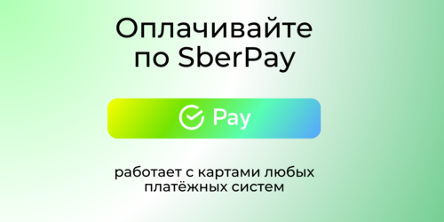 Появилась возможность оплачивать через SberPay!